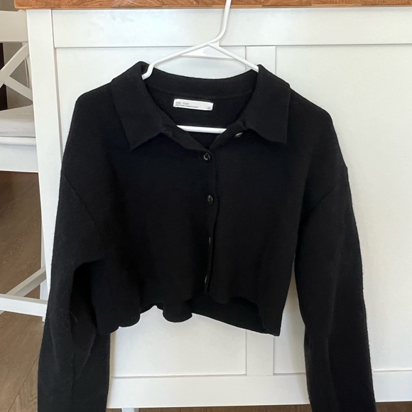 Oak + Fort Cropped Oversize Sweater- Size S - Picture 2 of 5